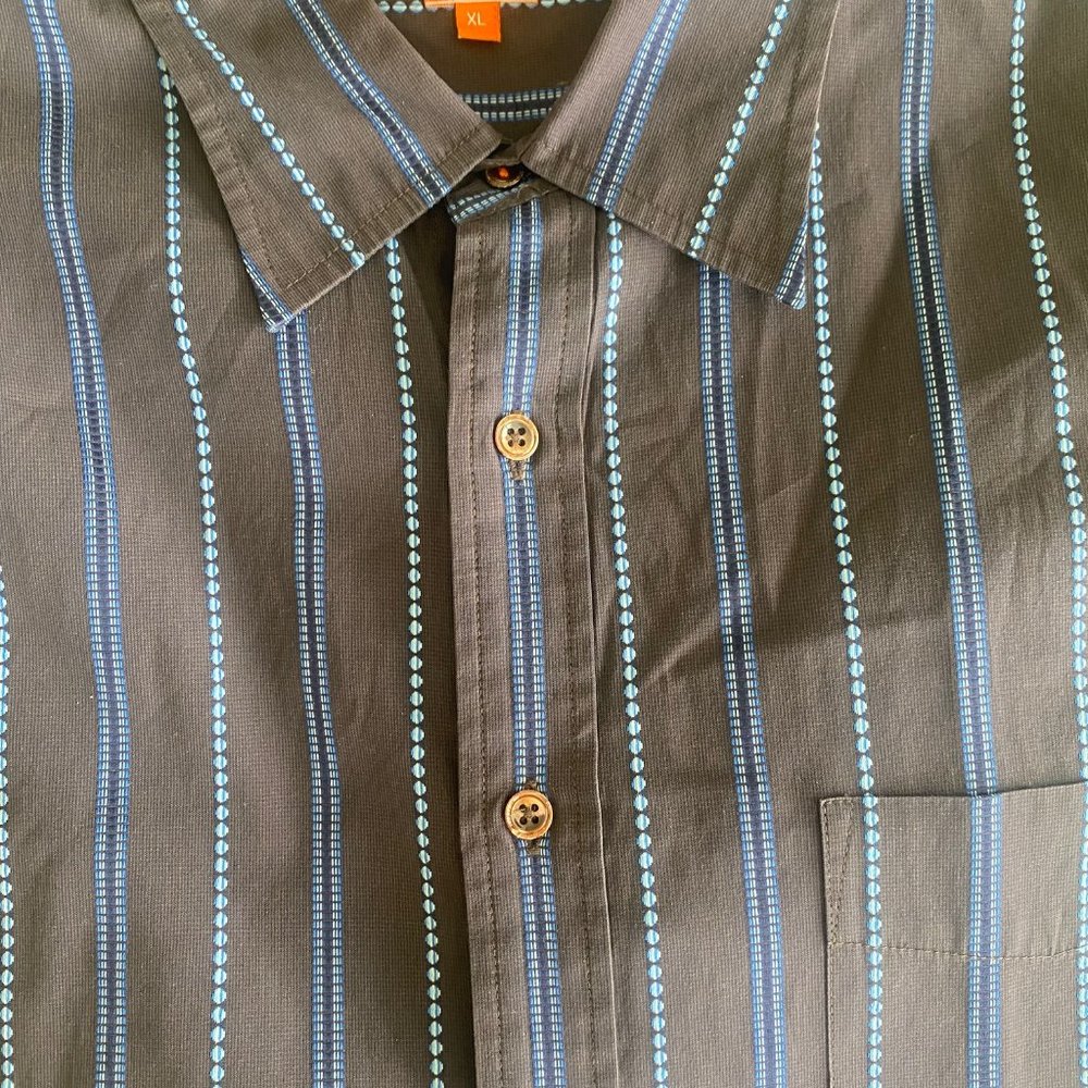 Faconnable Men's Striped long sleeve shirt